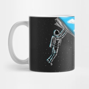 Astronaut open the sky Mug